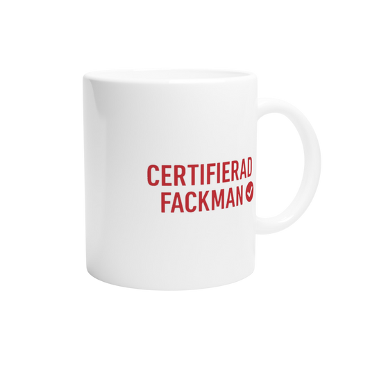 Kaffemugg - Certifierad Fackman